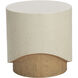 Patras 20 X 19.75 inch Cream / Light Brown Outdoor End Table